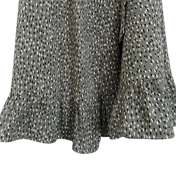 Only Olive Patterned Midi Dress - Picture 3 of 12